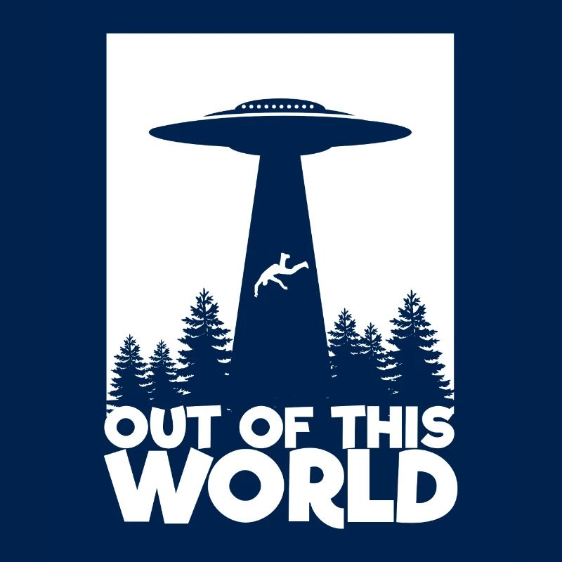 De ce monde Tee Ufo Alien Alien