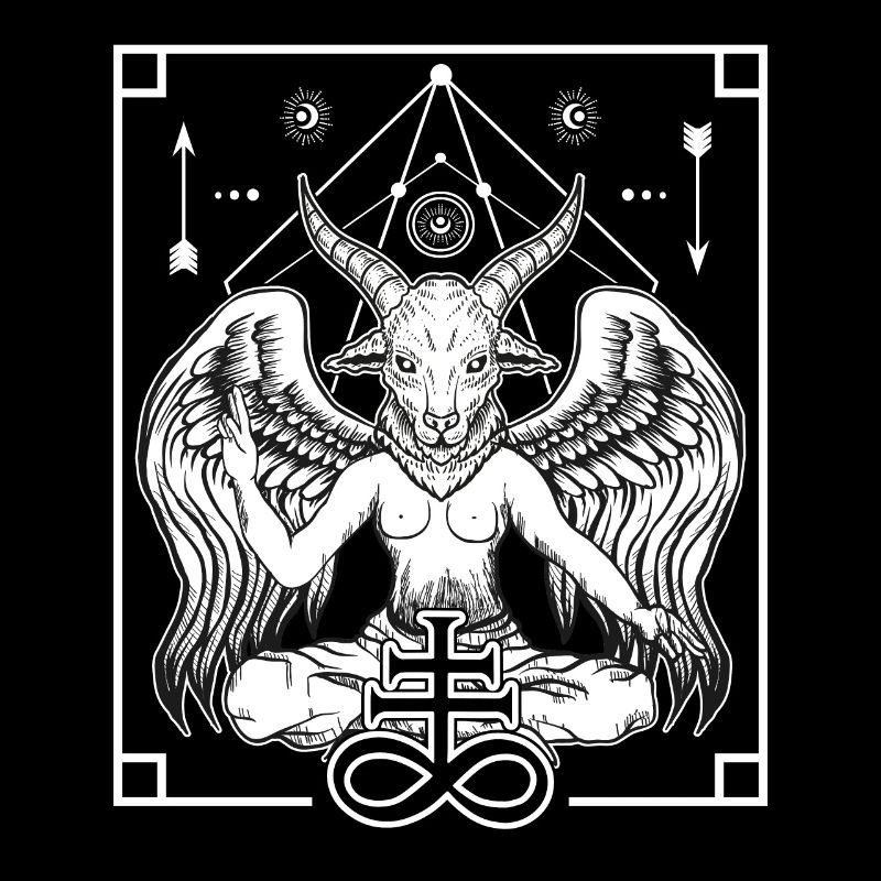 Baphomet Solve Et Coagula Occult Tarot Antichrist