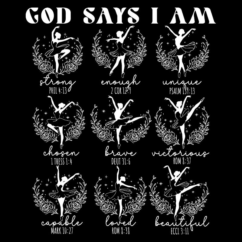 Bible Chrétienne Danseuse de Ballet