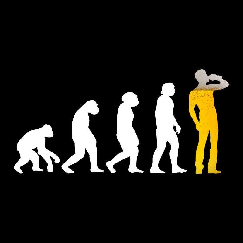 Bière hommes évolution drôle