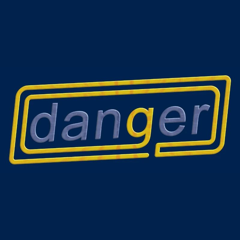 Danger bleu et jaune
