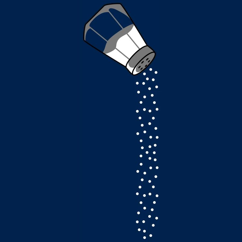Falling salt design