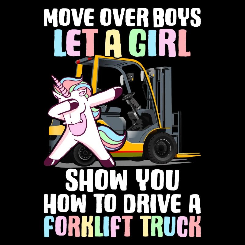 Gabelstaplerfahrer Mädchen