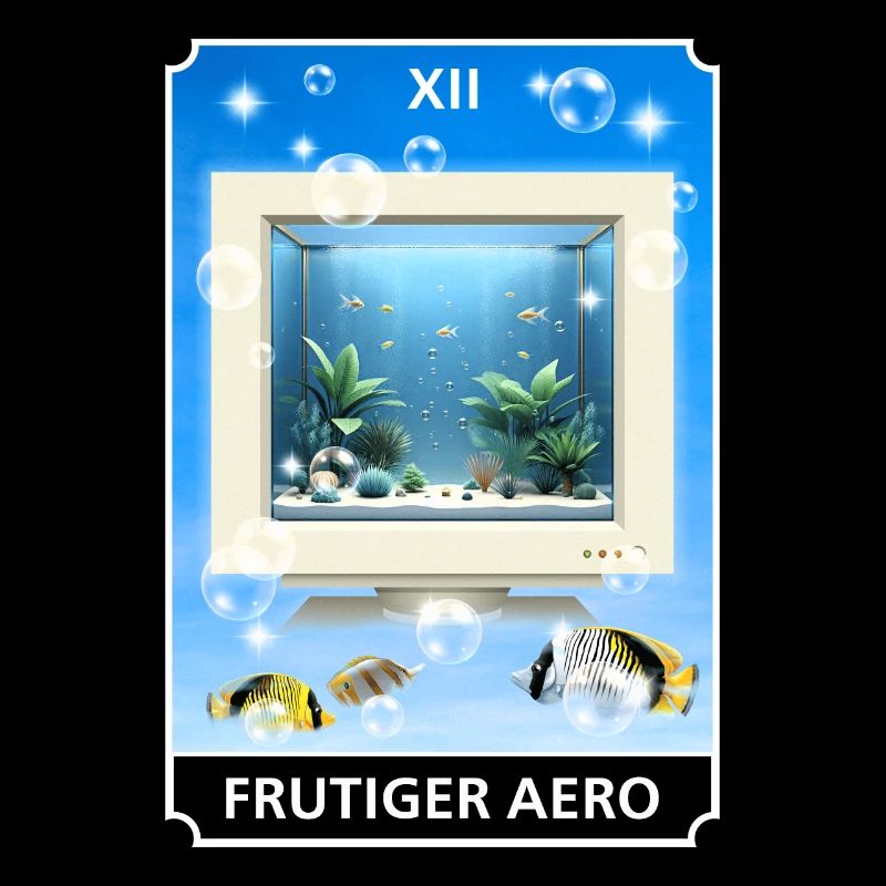 Frutiger Aero Aesthetic Tech Computer Aquarium