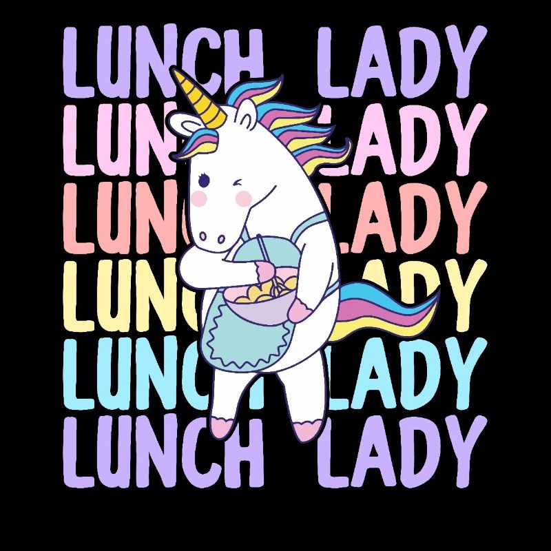 Lunch Lady Cafeteria Crew Conception graphique pour