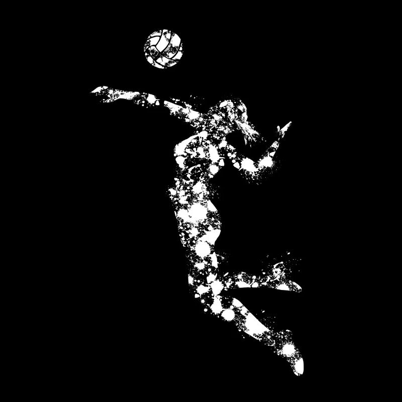 Volleyball Frau oder Mädchen