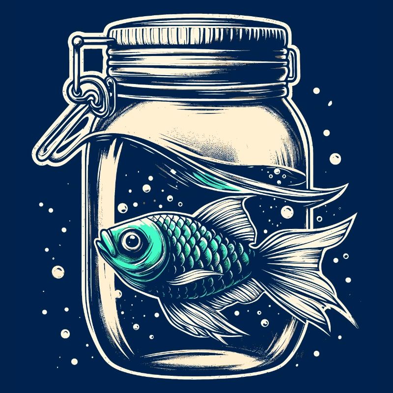 Poisson dans un bocal