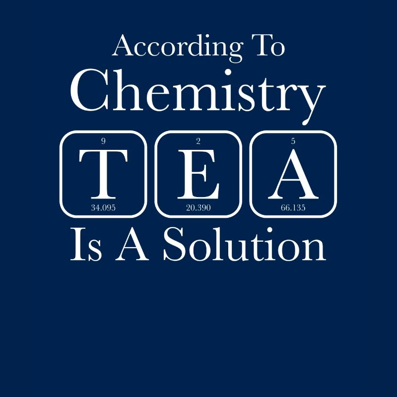 Solution de thé de chimie