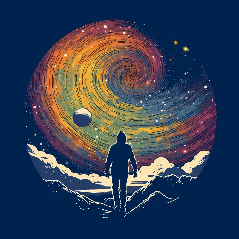 Rainbow Space Walk - Surreal Worlds