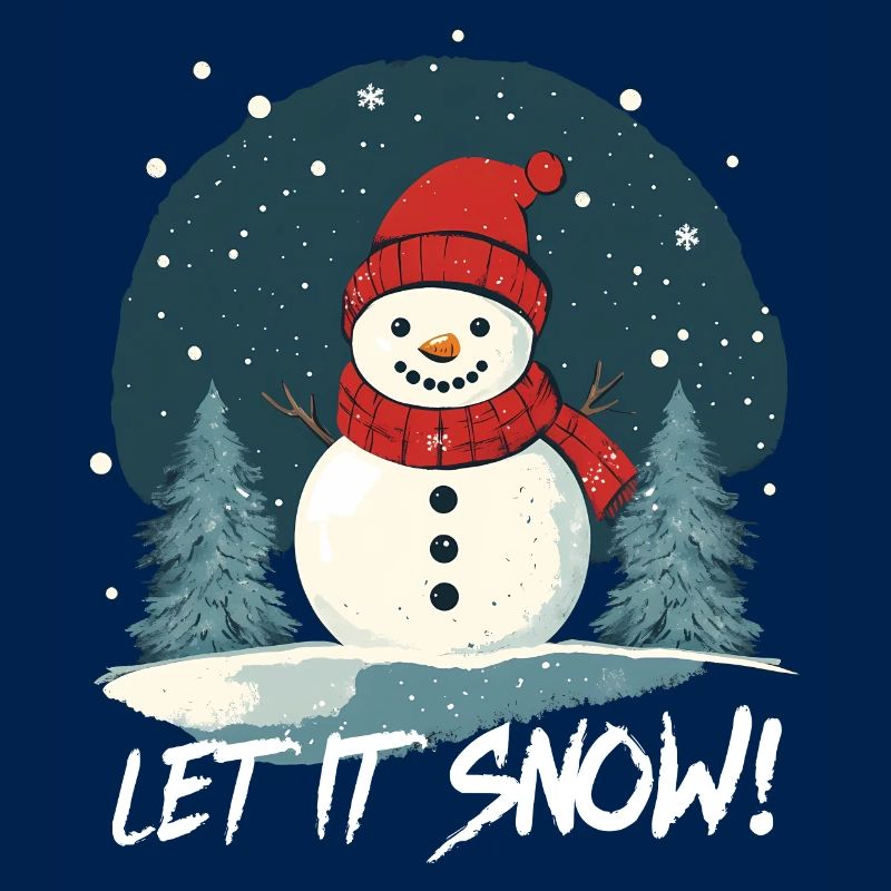 Let it snow - Schneemann - Winter