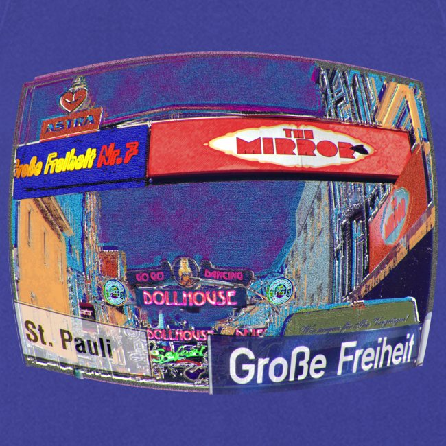 HAMBURG: Große Freiheit St. Pauli: Künstler-Motiv