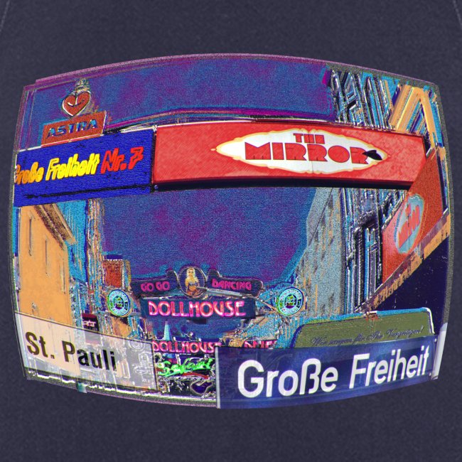 HAMBURG: Große Freiheit St. Pauli: Künstler-Motiv