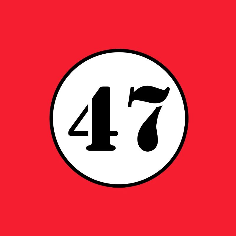NUMMER 47 Siebenundvierzig Geburtstag Geschenk