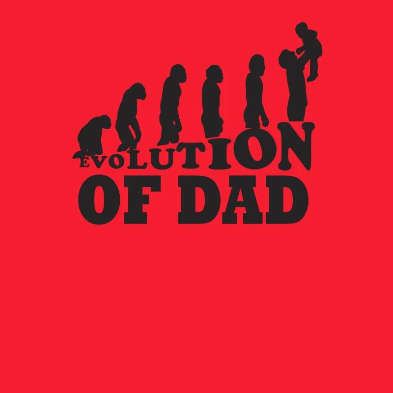 Papa Vater Evolution Dad Daddy Geschenkidee