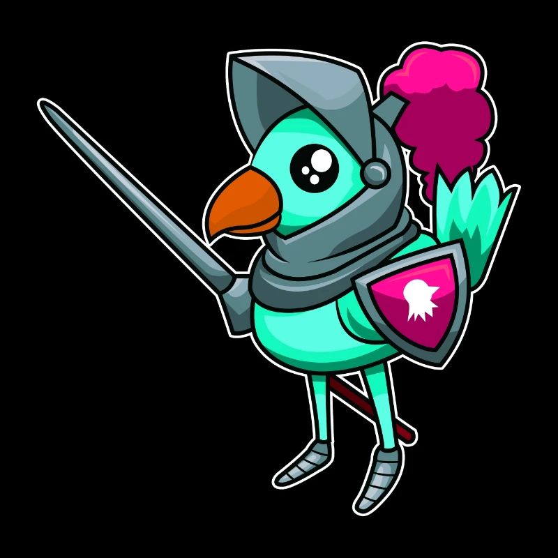 Ritterlicher Vogel
