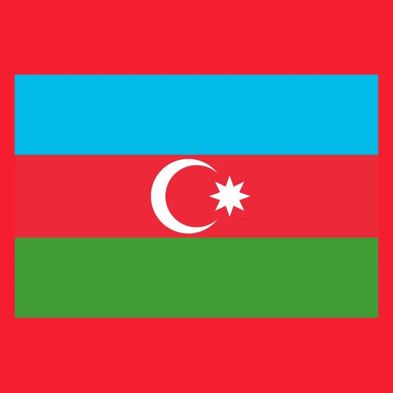 conception de l'affiche drapeau du drapeau de l'Azerbaïdjan Fahne