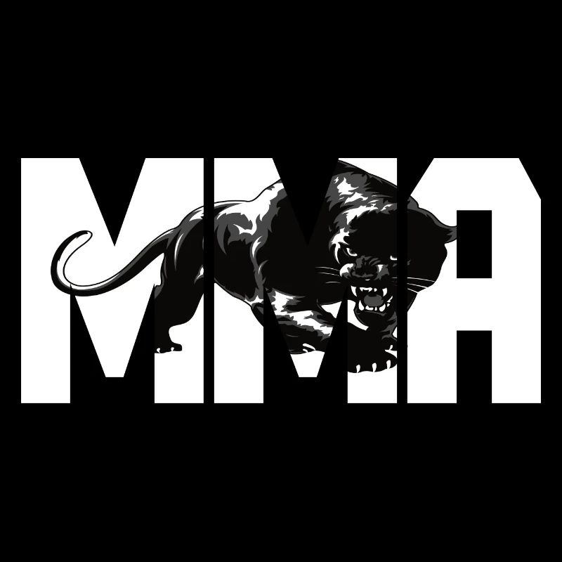 MMA Design mit einer Raubkatze