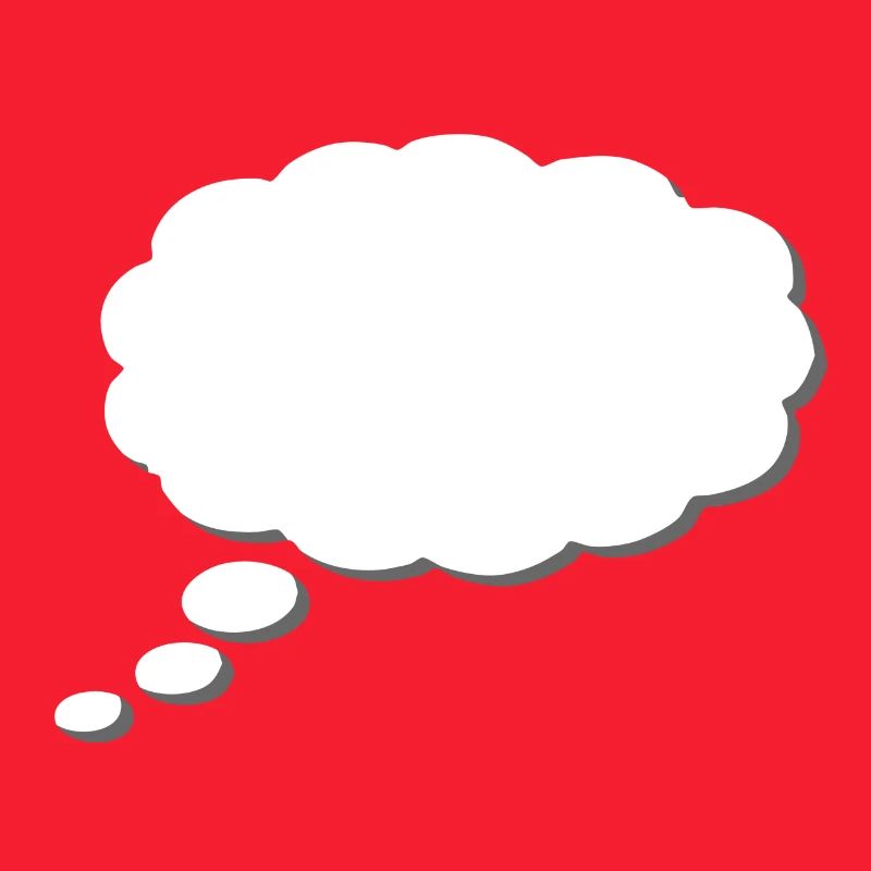 Thought Cloud, Thinkbubble. To personalize