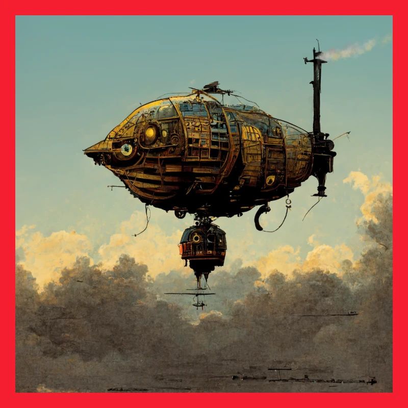 Dirigeable Steampunk