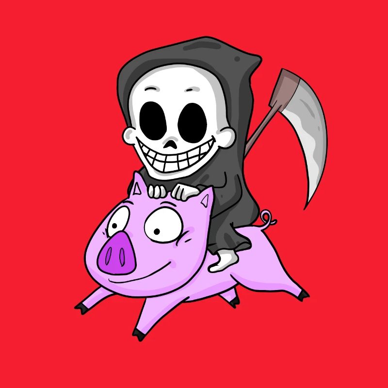 Grim Reaper Pig