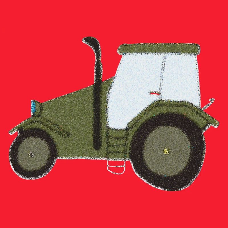traktor oldtimer impressionismus