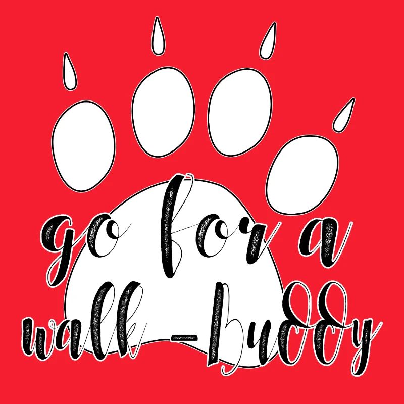 Go for a Walk Buddy – Conception de chien