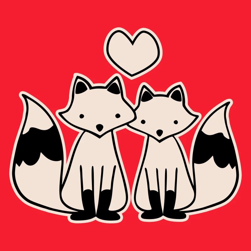 Foxes in love