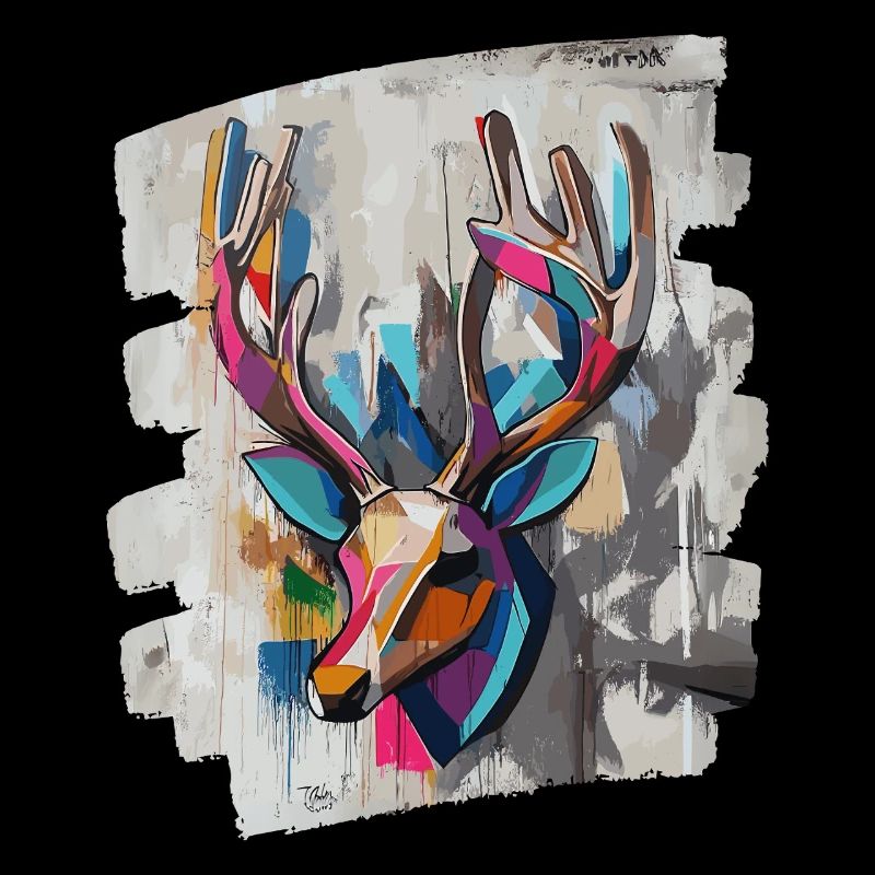 Deer with antlers