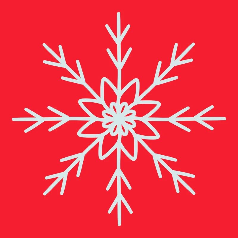 Conception élégante de motif de flocon de neige