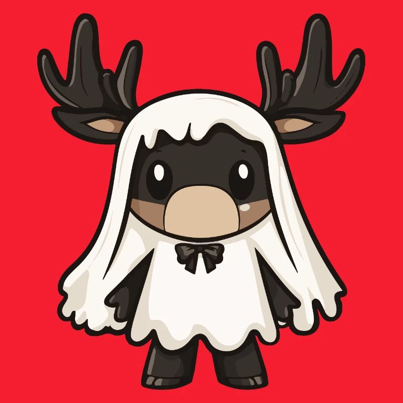 Elch Halloween Geist