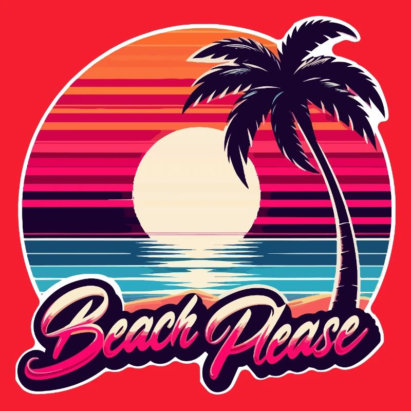 Coucher de soleil plage Beach Please