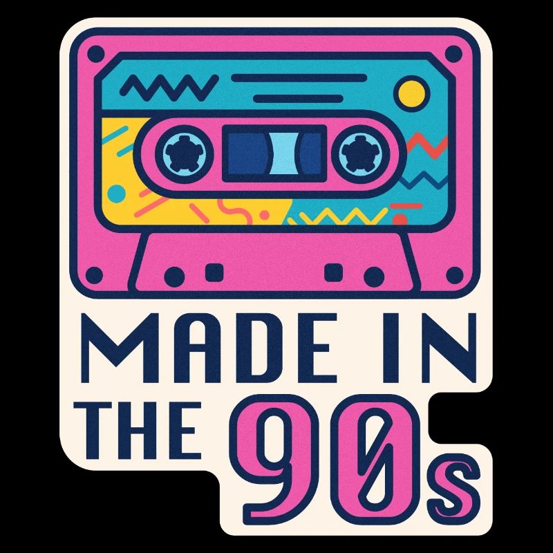 Kassette 90er Nostalgie Design