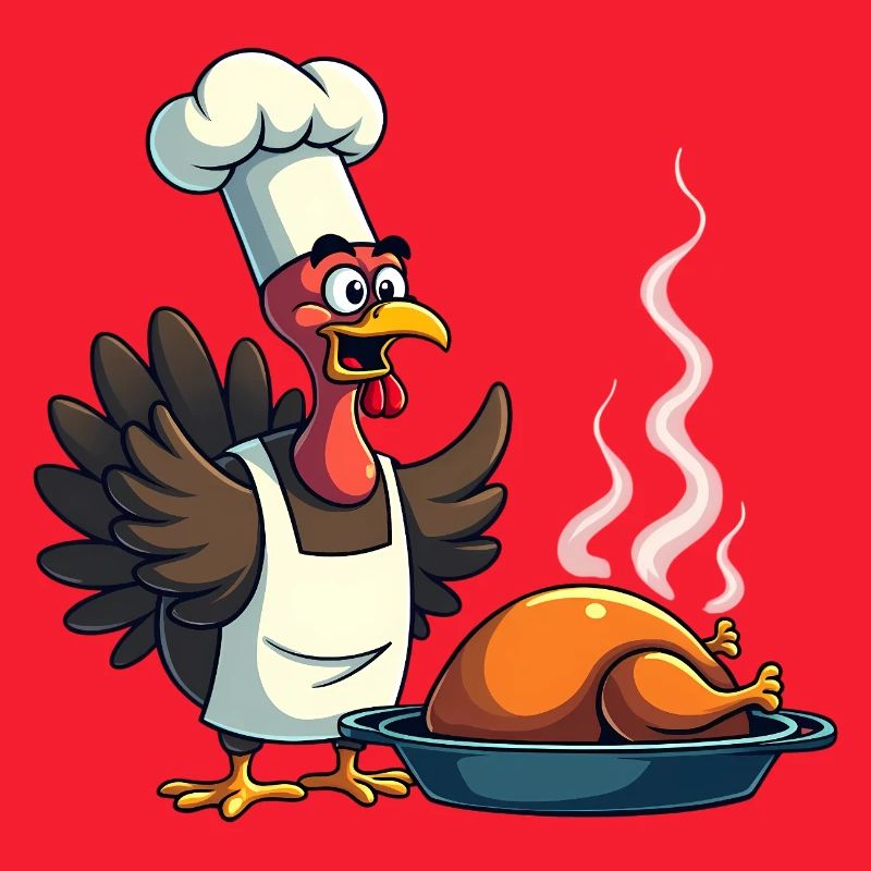 Cuisinier de dinde de Thanksgiving