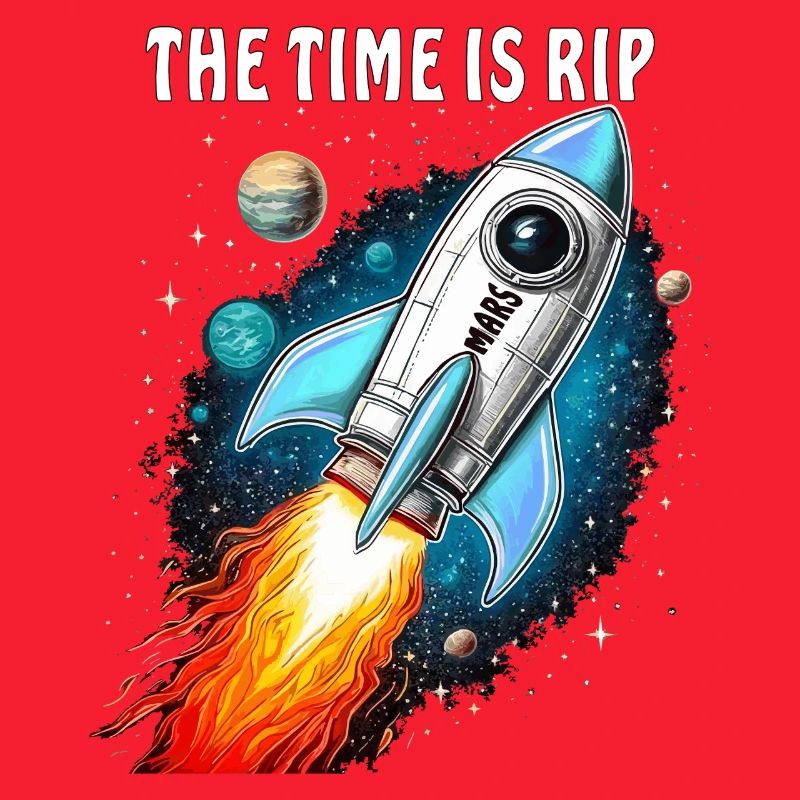 FUSÉE MARS LE TEMPS EST DÉCHIRÉ