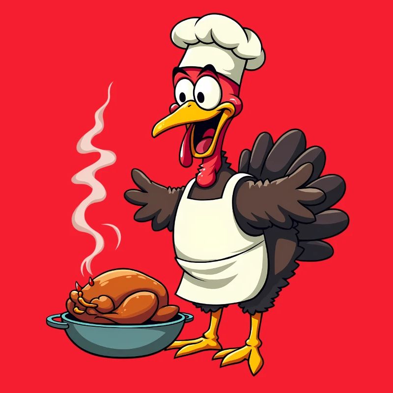 Cuisinier de dinde de Thanksgiving