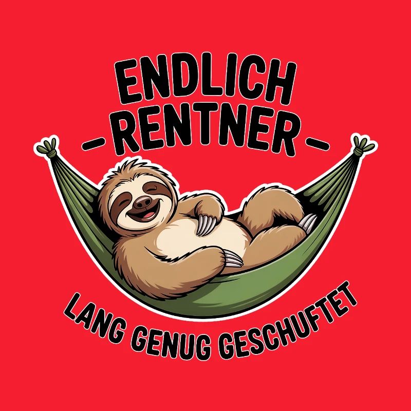 Endlich Rentner – Ruhestand, Spruch, Geschenkidee