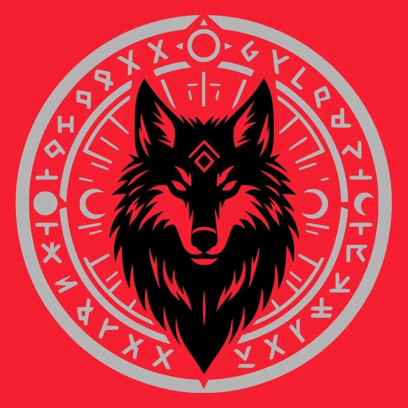 Rune Star Circle Emblem