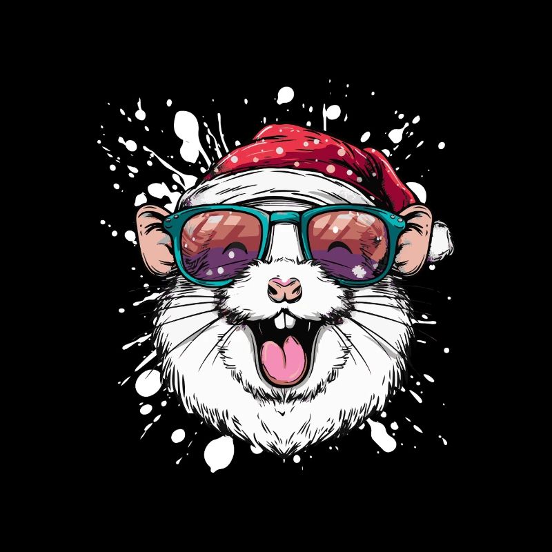 Hamster Noël drôle