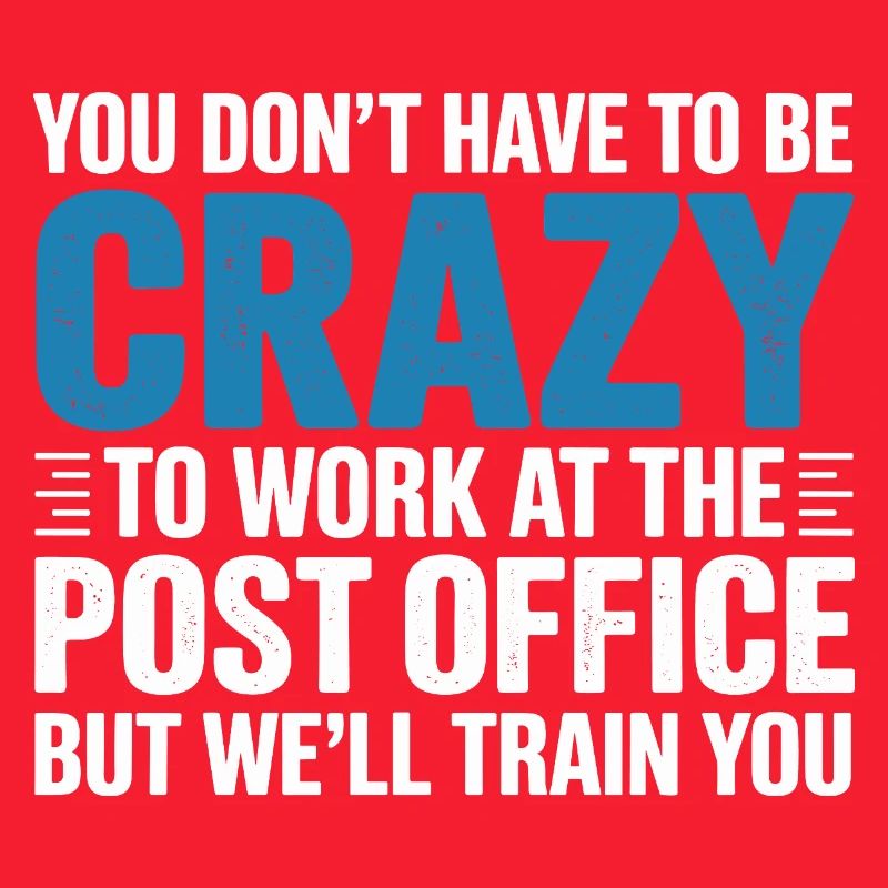 Funny Mail Carrier Postal Post Office Worker