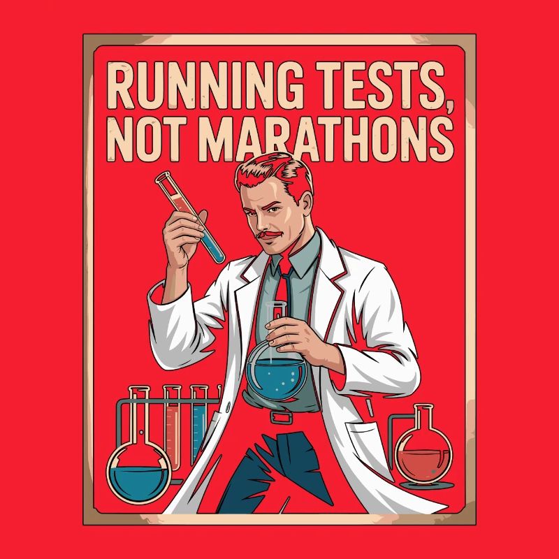 Lab Technician Running Tests Medical Technologist