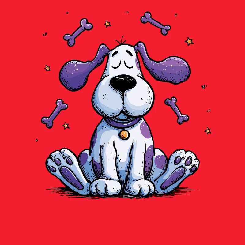 Chien de l’Espace avec Étoile d’Os