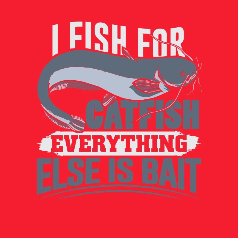 Poisson-chat pêcheur poisson-chat pêchent le poisson-chat