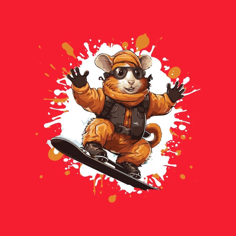 Hamster Snowboard