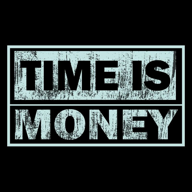 Zeit ist Geld – belasteter Blocktext