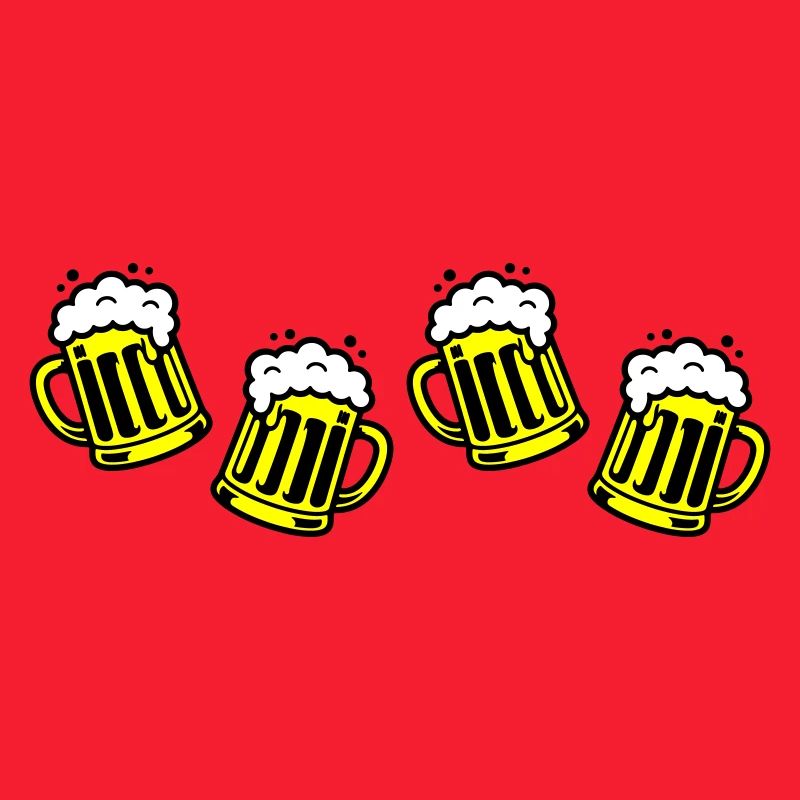 Bier Bierkrug Prost Comic