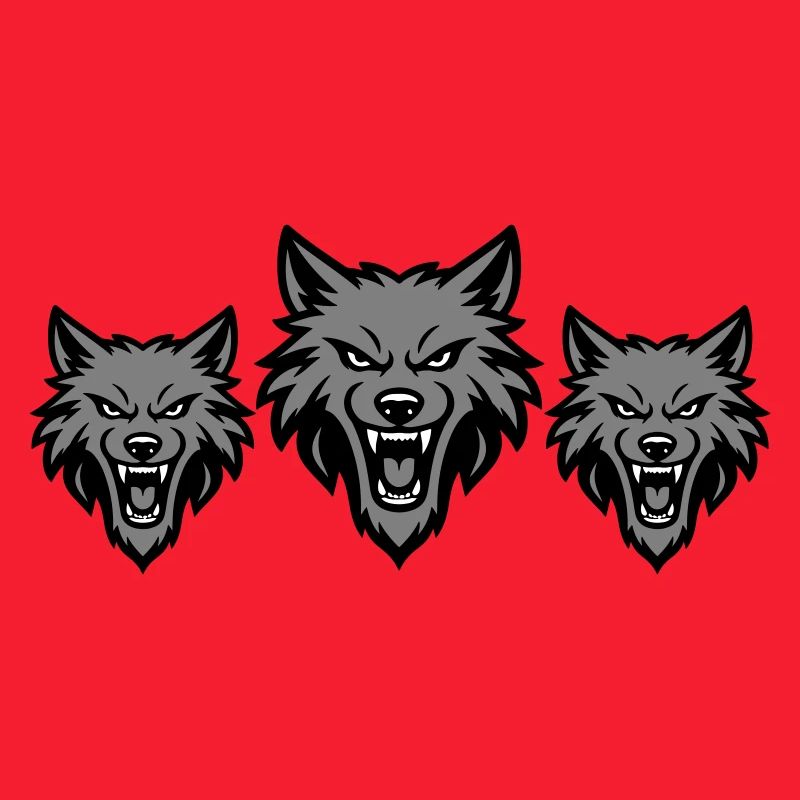 Meute d’équipe de loups