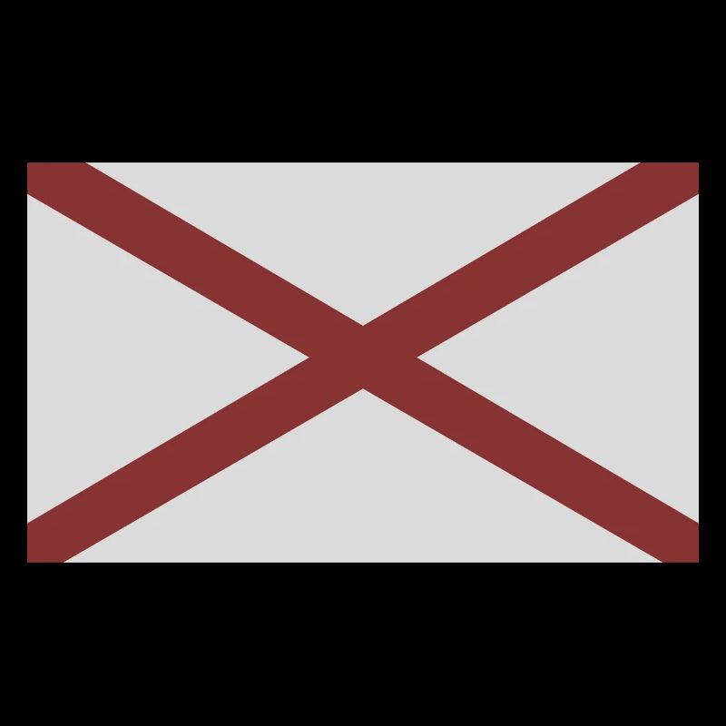 Flagge des Bundesstaates Alabama