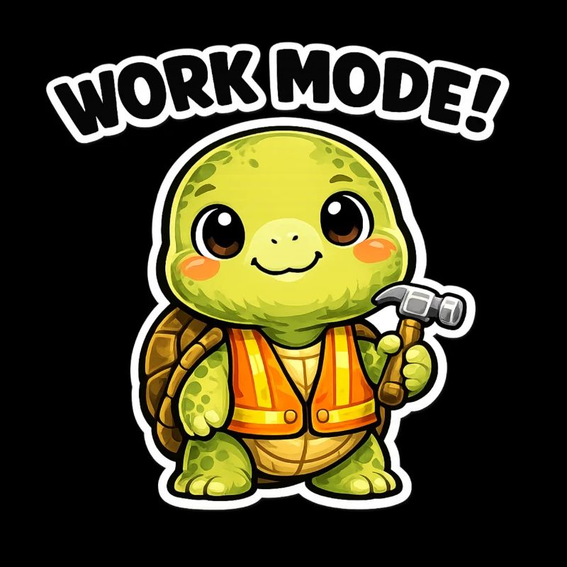 Héros de construction de la Tortue en mode Working