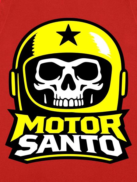 Motor Santo Skull Logo
