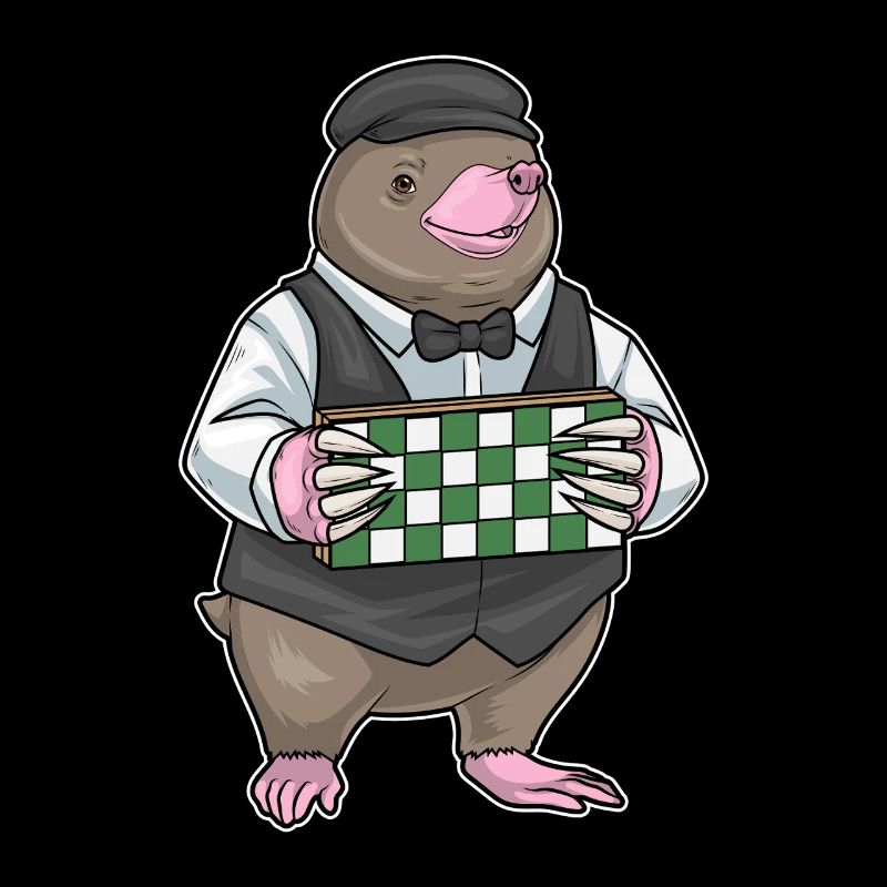 Mole Chessboard Chess Board Game